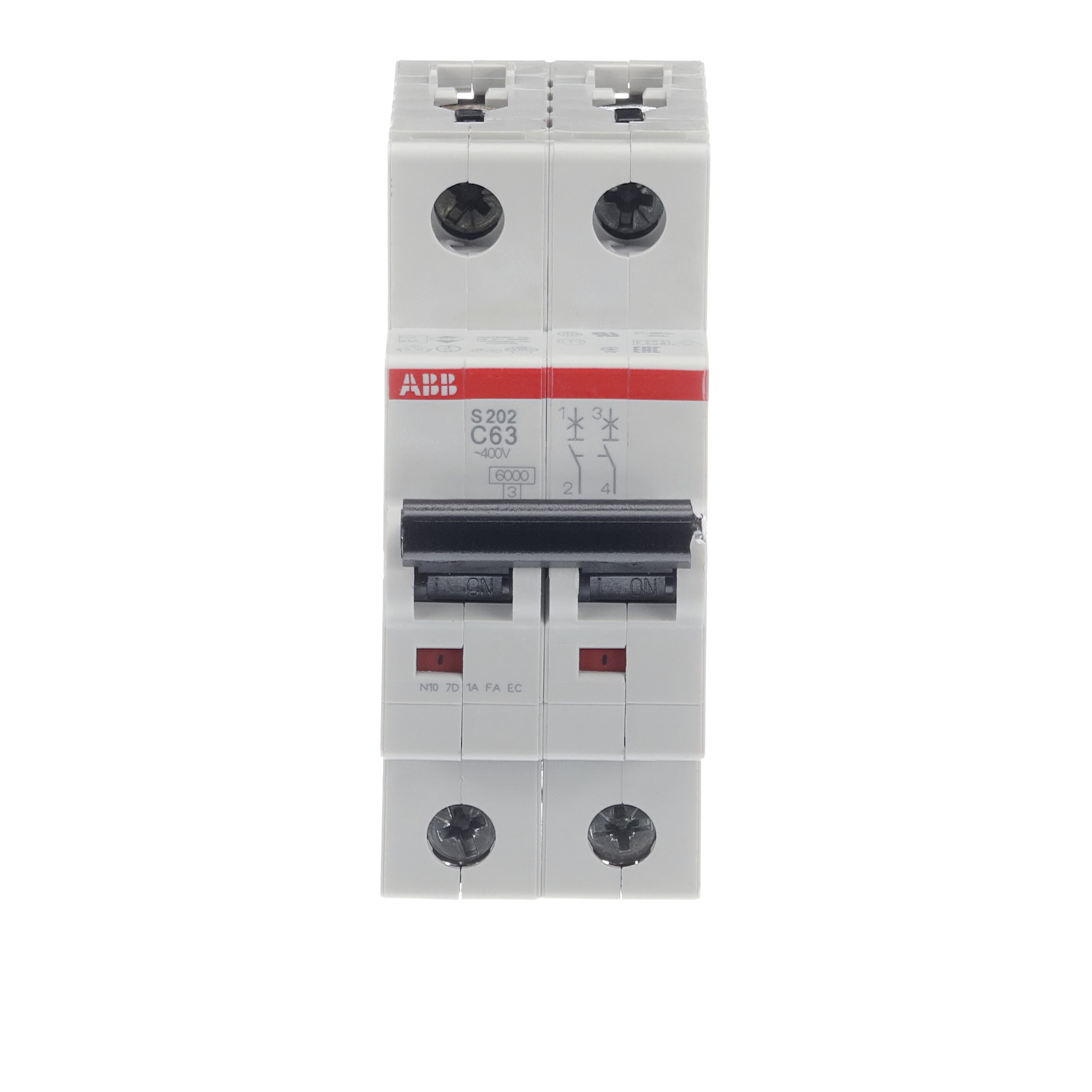 S202-C 63 Mini Circuit Breaker 2CDS252001R0634