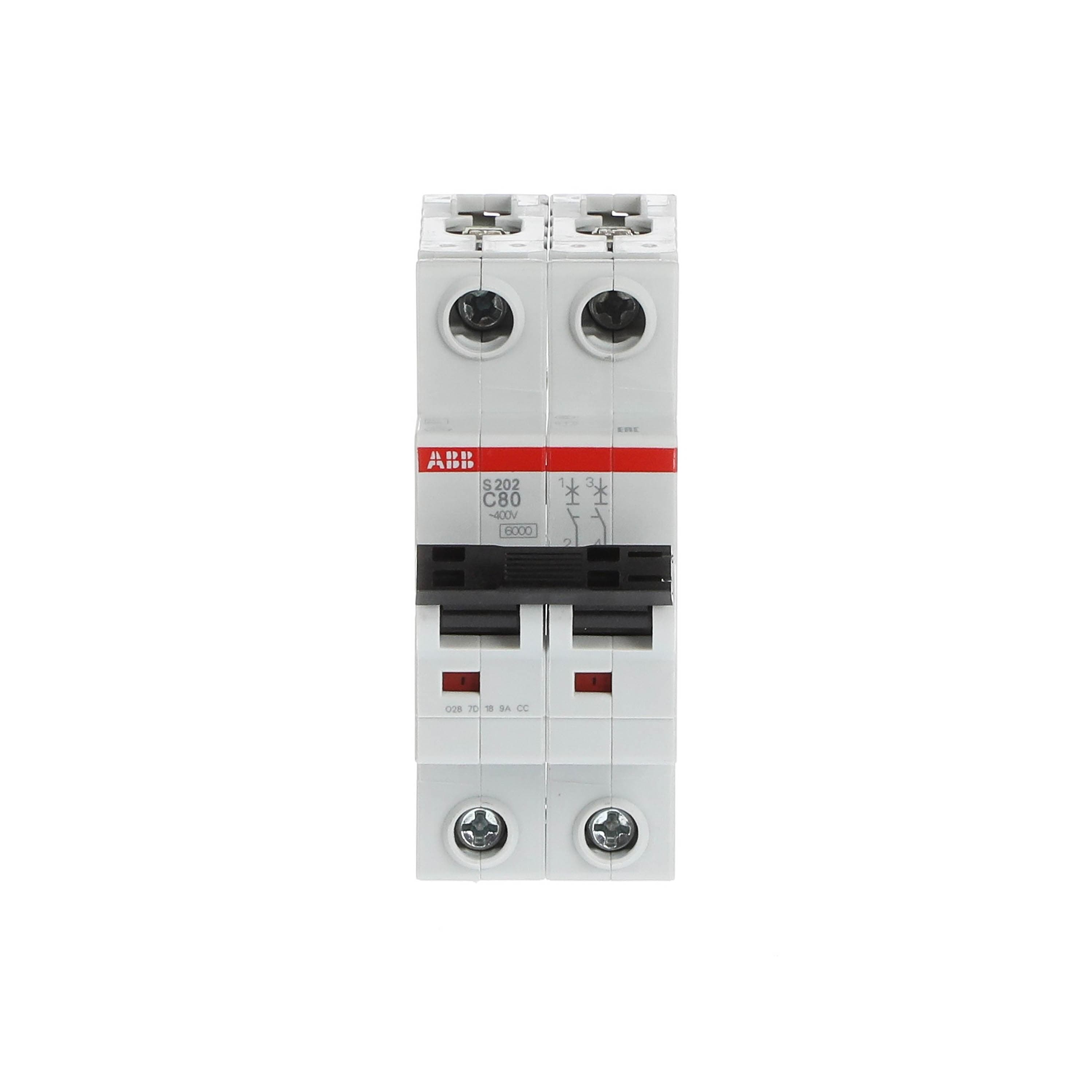 S202-C 80 Mini Circuit Breaker 2CDS252001R0804