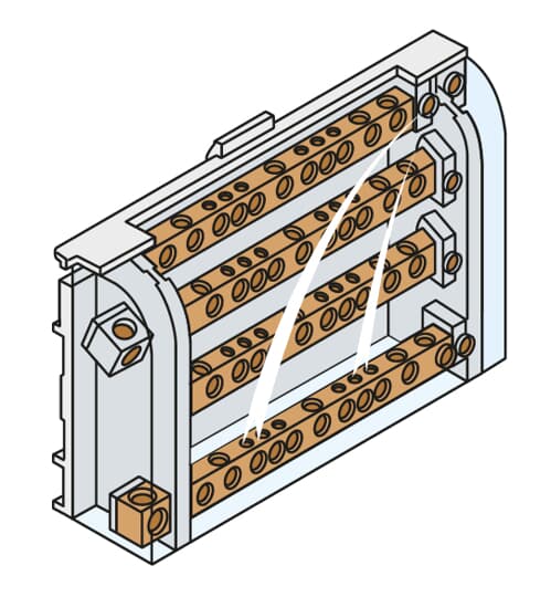 Modular terminal box 160A AD1027