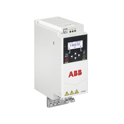ACS180 სერიის სიხშირული ამძრავი, 380 ვ-ზე, 4 კვტ, 9.4 ამპ,კედელზე დასაკიდი, IP21 3AXD50000716685