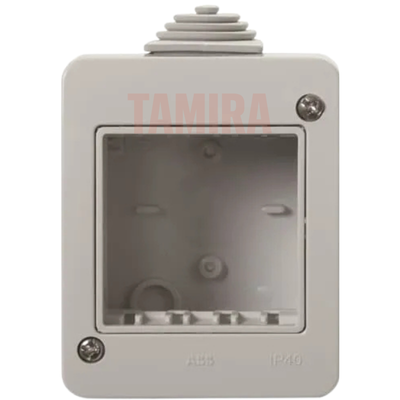 Zenit სერიის ზედაპირზე სამონტაჟო ყუთი IP40 N3291.1 2CLA329110N1101